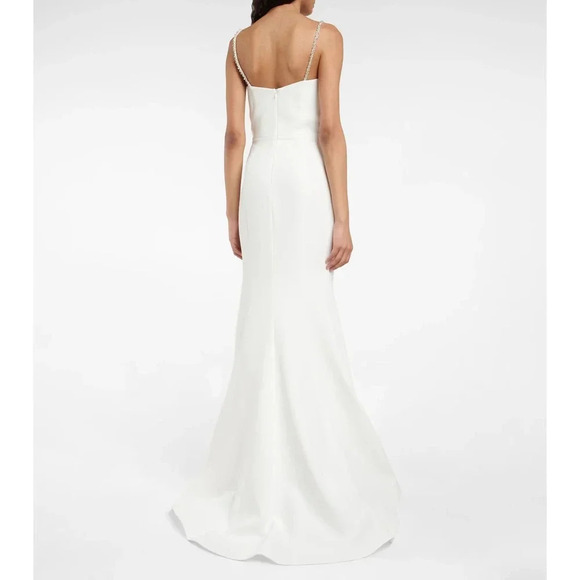 Rebecca Vallance Phoebe Mermaid Gown Ivory Size 10 NWT - Picture 2 of 10